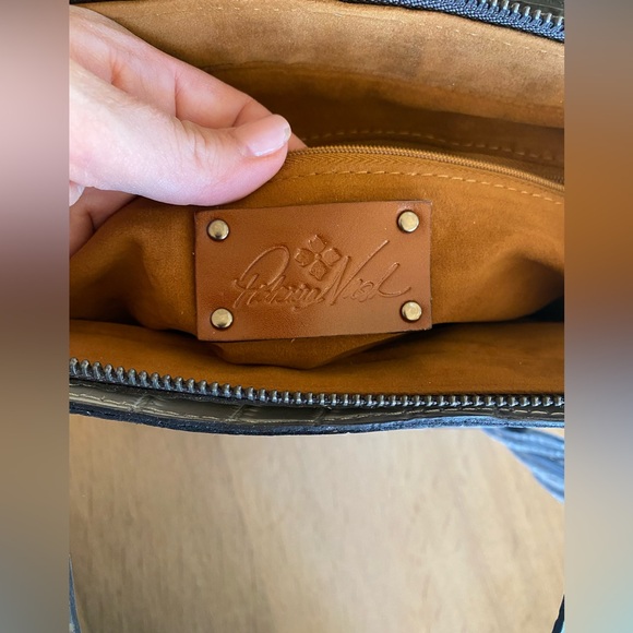 Patricia Nash Verzi Leather Tote. Color grey. Brand new. - Picture 4 of 5